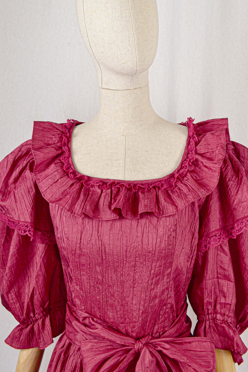 CAMELIA - 1980s Vintage Radley Dress - Size S/M