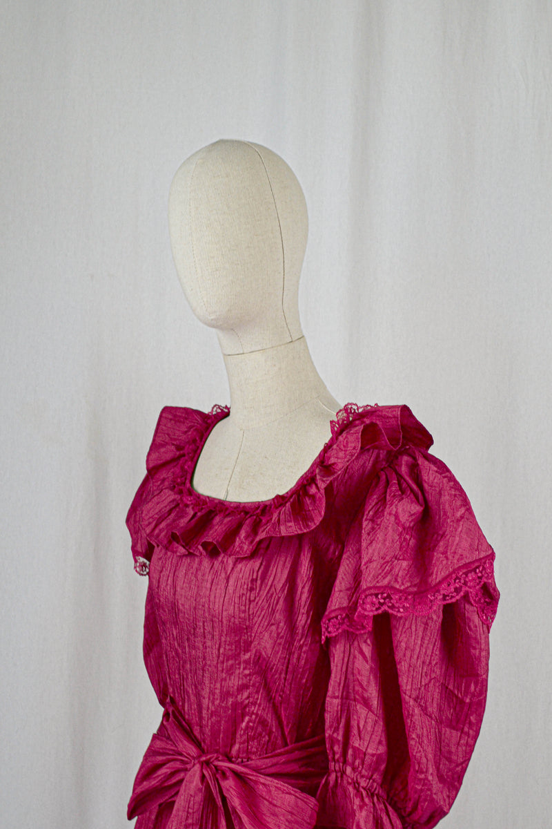 CAMELIA - 1980s Vintage Radley Dress - Size S/M