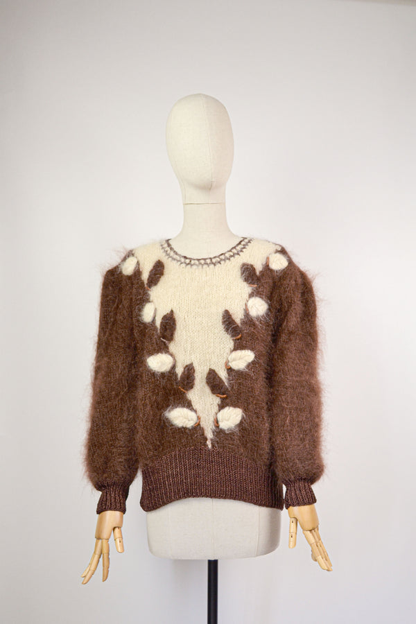 BUCKEYE - 1980s Vintage mohair jumper Size M/L