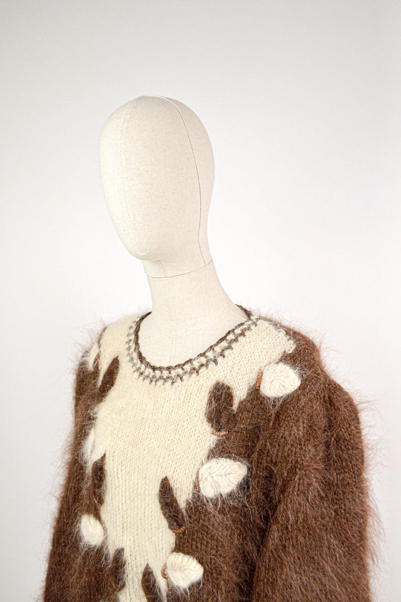 BUCKEYE - 1980s Vintage mohair jumper Size M/L