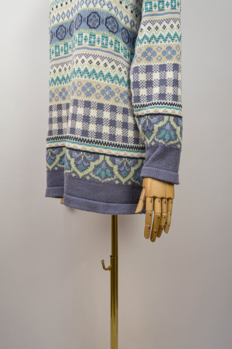 COUNTRY CHARM -1980s Vintage Laura Ashley jumper - Size S/M