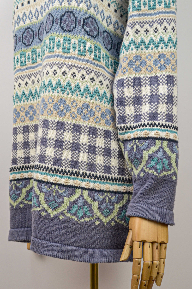 COUNTRY CHARM -1980s Vintage Laura Ashley jumper - Size S/M
