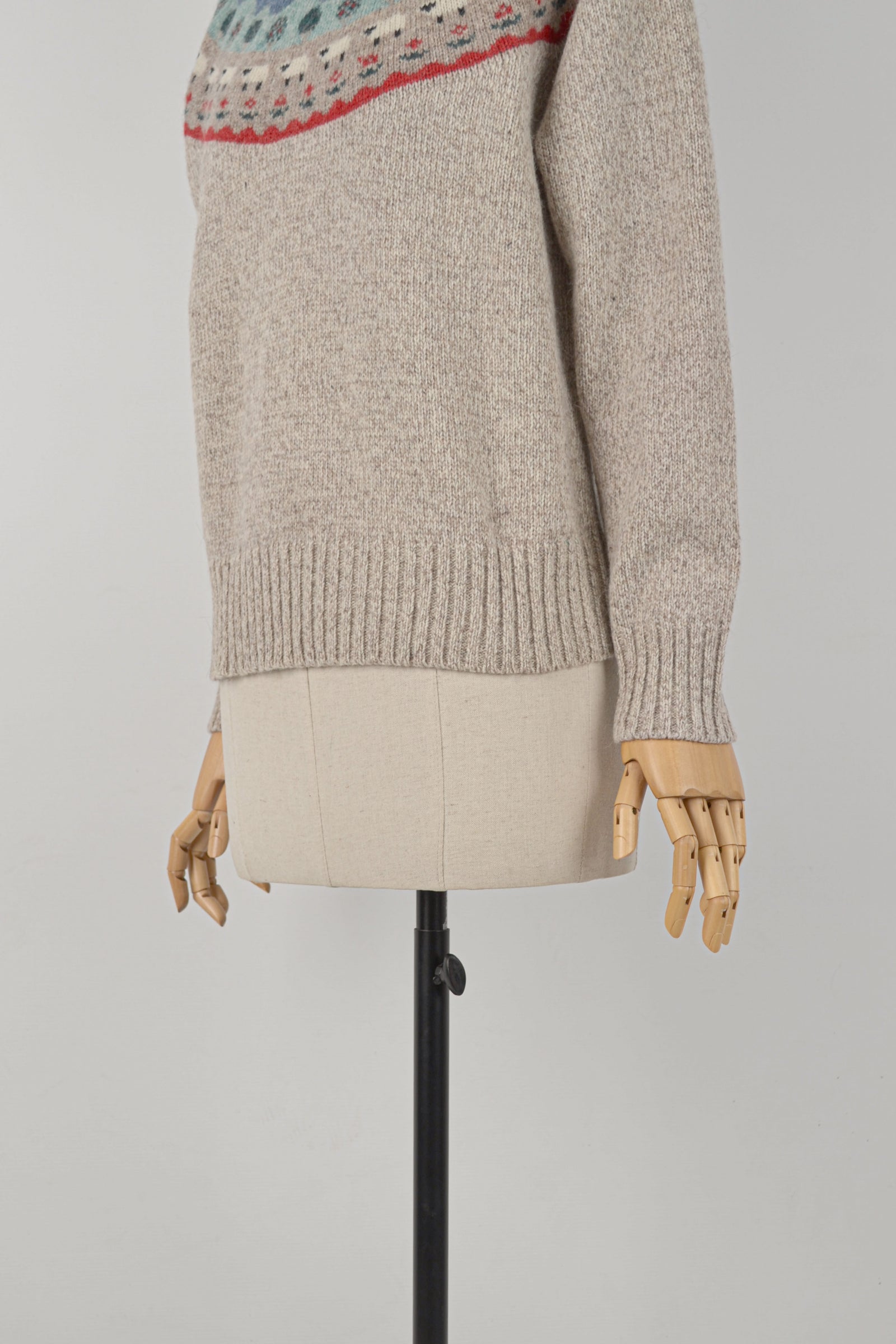 DOLLY - 1990s Vintage Eddie Bauer Sheep. Wool Jumper - Size S