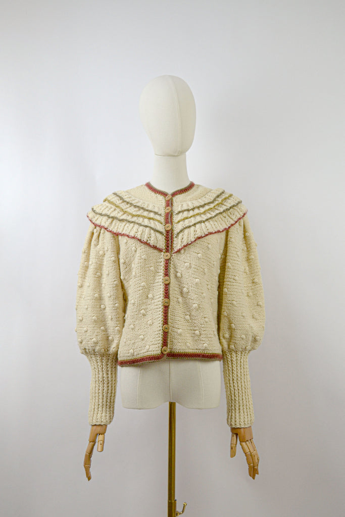 HARVEST RUFFLE - 1980s Vintage and One of a kind Wolkenstricker