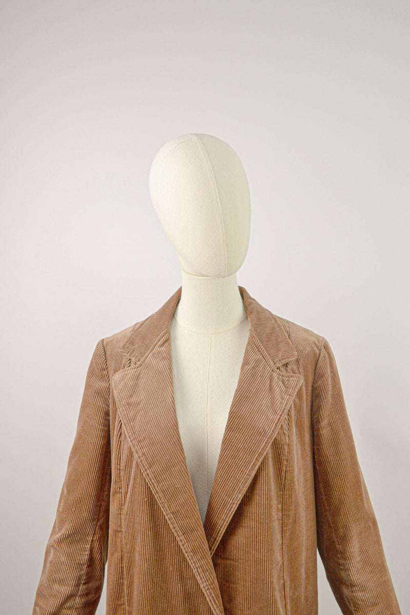 HEATHER - 1980s Vintage Laura Ashley Corduroy Jacket - Size S/M