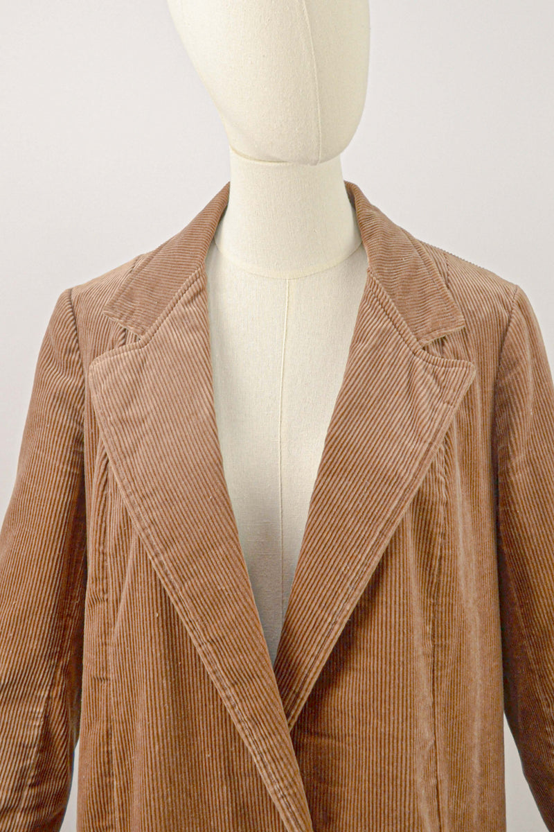 HEATHER - 1980s Vintage Laura Ashley Corduroy Jacket - Size S/M