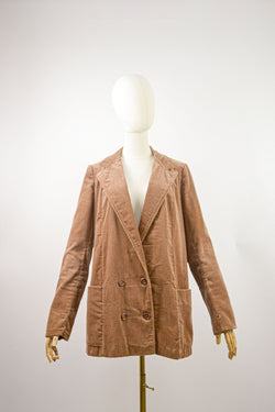 HEATHER - 1980s Vintage Laura Ashley Corduroy Jacket - Size S/M