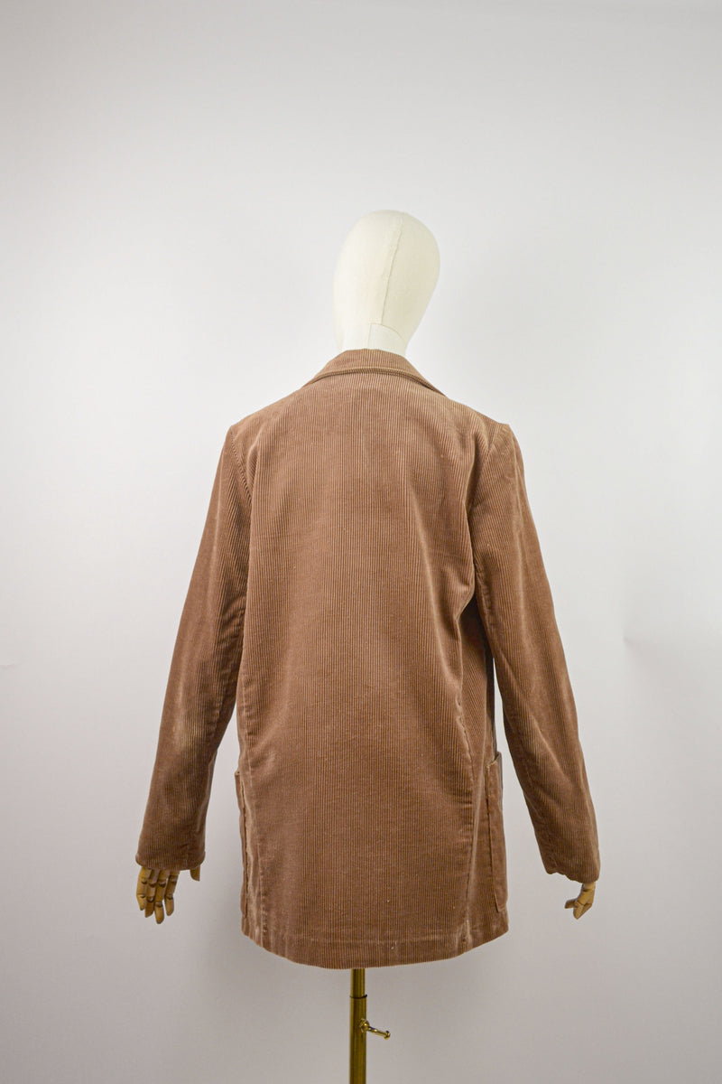 HEATHER - 1980s Vintage Laura Ashley Corduroy Jacket - Size S/M