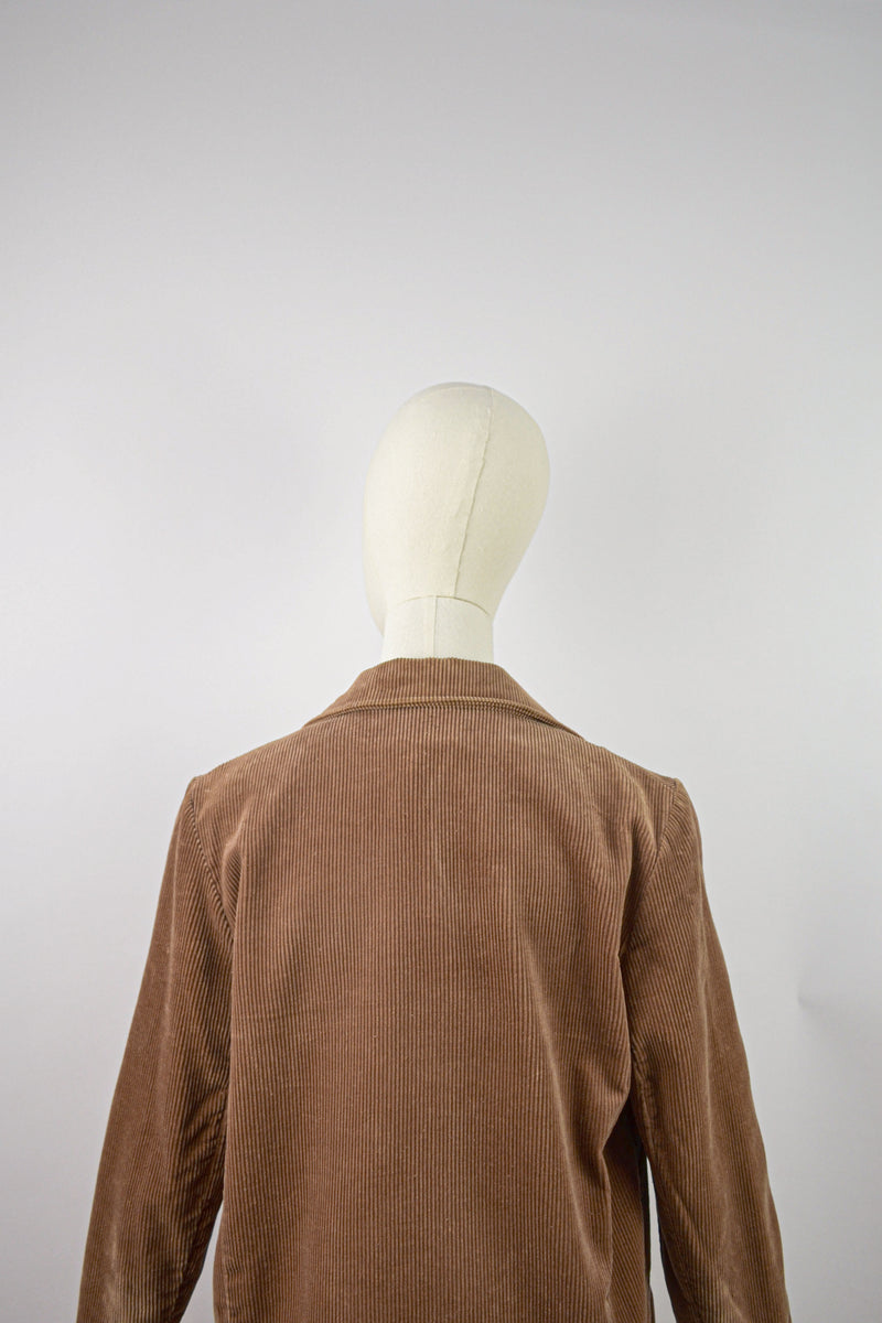 HEATHER - 1980s Vintage Laura Ashley Corduroy Jacket - Size S/M