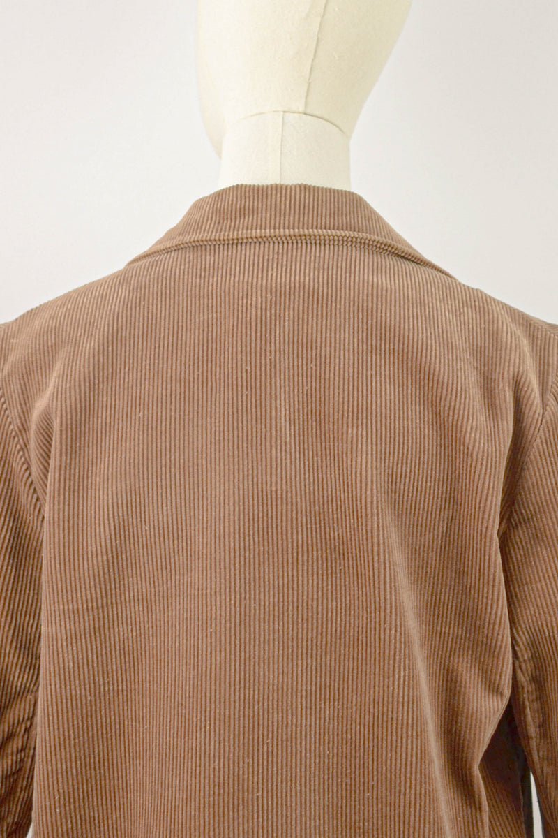 HEATHER - 1980s Vintage Laura Ashley Corduroy Jacket - Size S/M