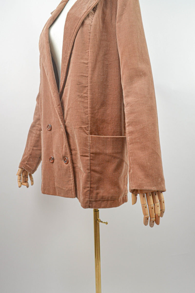 HEATHER - 1980s Vintage Laura Ashley Corduroy Jacket - Size S/M