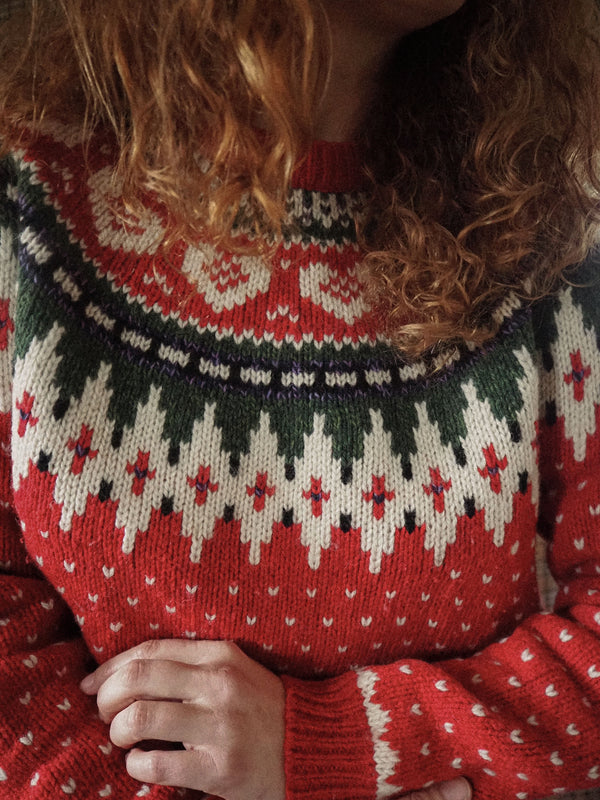 CANDY HOUSE - 1980s Vintage Woolrich Wool Jumper - Size S/M