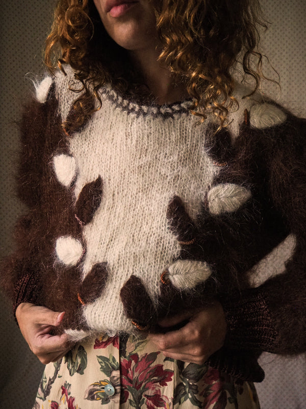 BUCKEYE - 1980s Vintage mohair jumper Size M/L