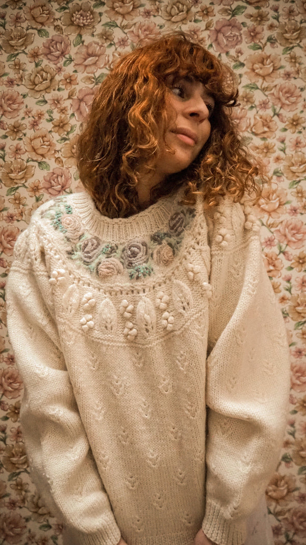 FOREVERMORE - 1990s Vintage Wool Jumper - Size M/L