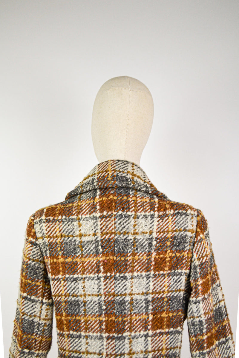 WITH A HOT COCOA - 1970s Vintage Weill Paris Fall Winter Coat Size XS/S