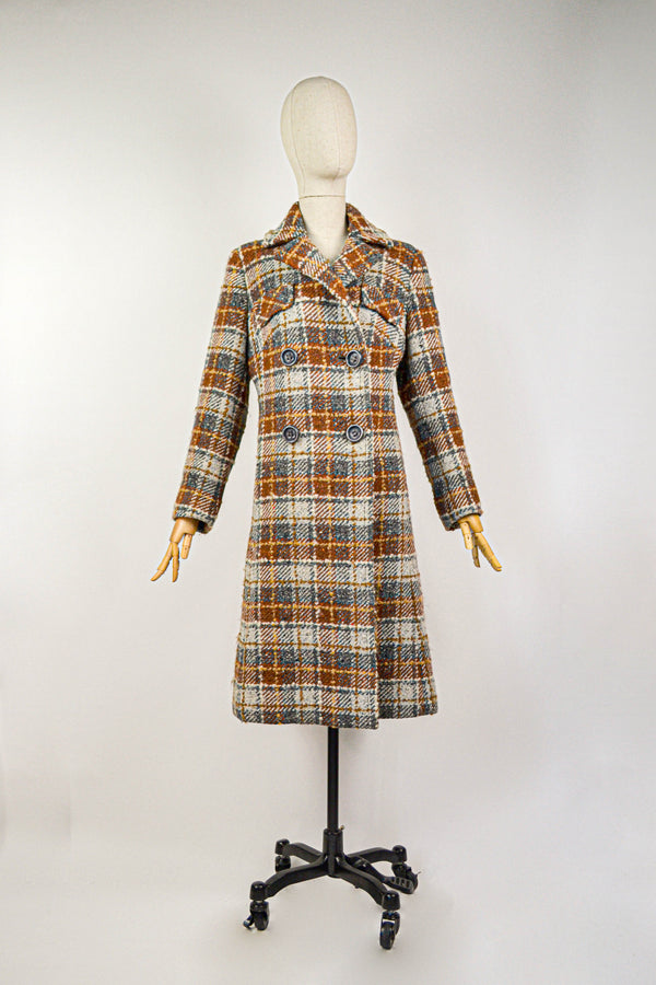 WITH A HOT COCOA - 1970s Vintage Weill Paris Fall Winter Coat Size XS/S