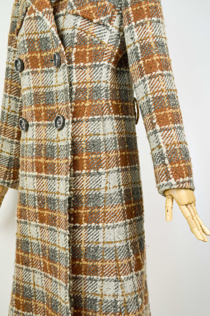 WITH A HOT COCOA - 1970s Vintage Weill Paris Fall Winter Coat Size XS/S