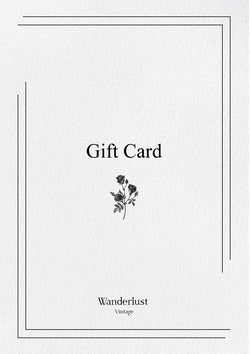 Wanderlust Vintage Gift Card